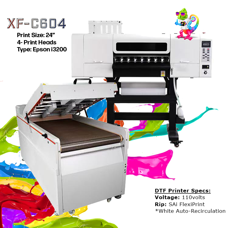 DTF XF-C604 DTF Printer with Shaker unit