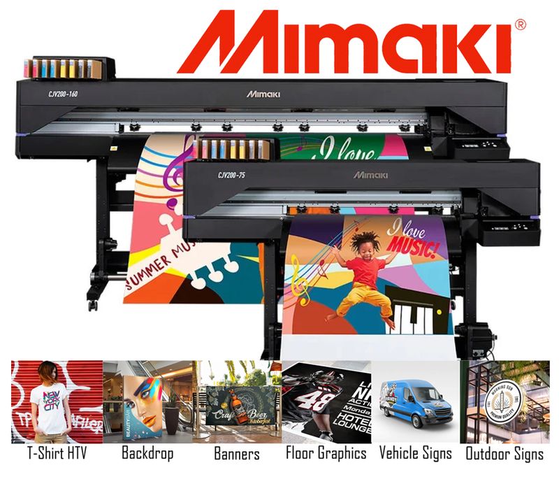 Mimaki CJV200-130 Wide Format - Print & CUT Plotter