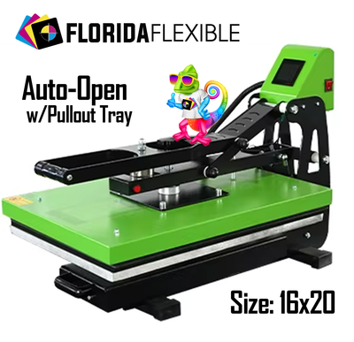 Heat Press 16x20  Auto Open - with Pullout tray