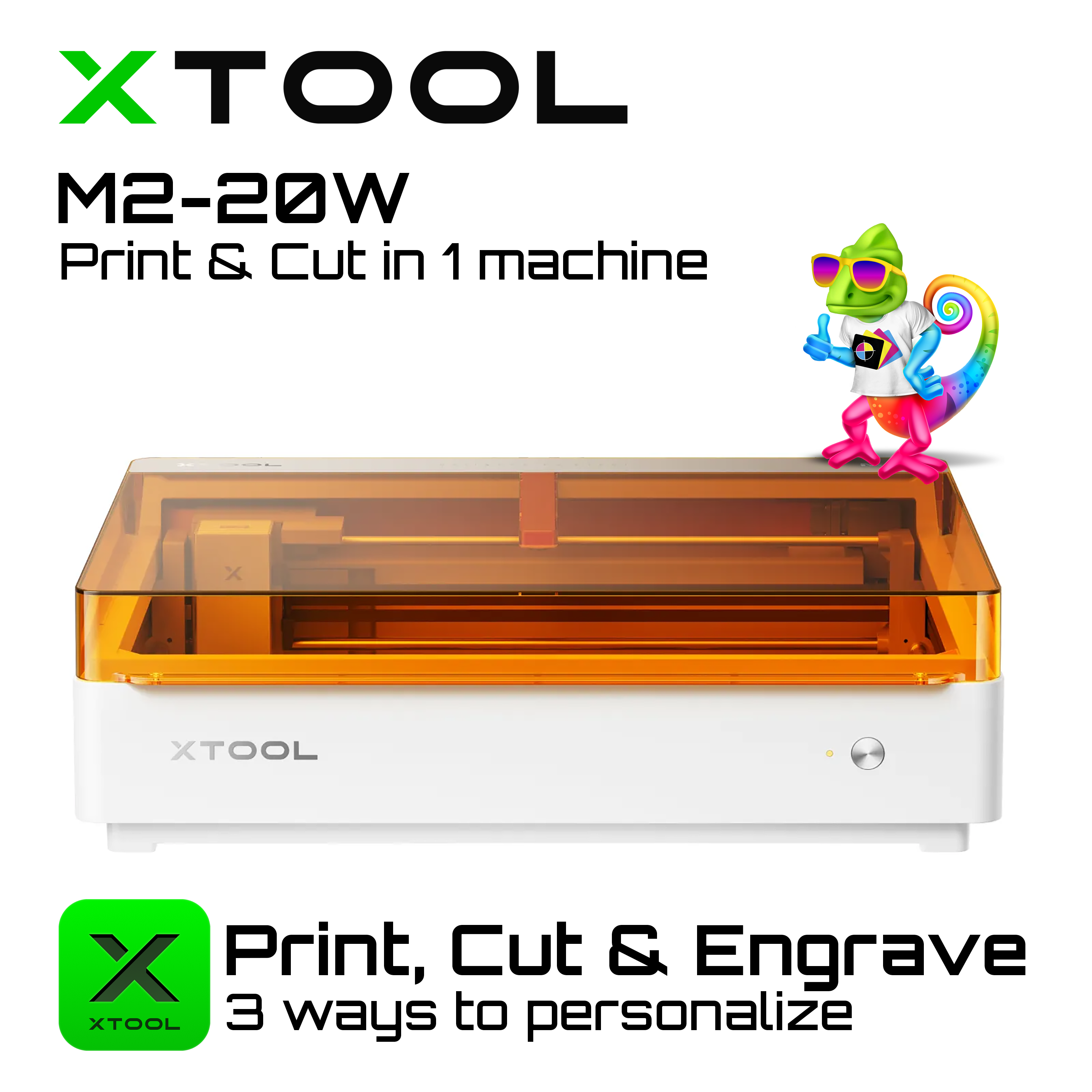 xTool M2 Laser Cutter & Engraver - Bundle