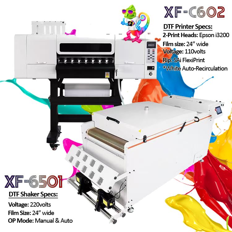 DTF XF-C602 DTF Printer with Shaker unit