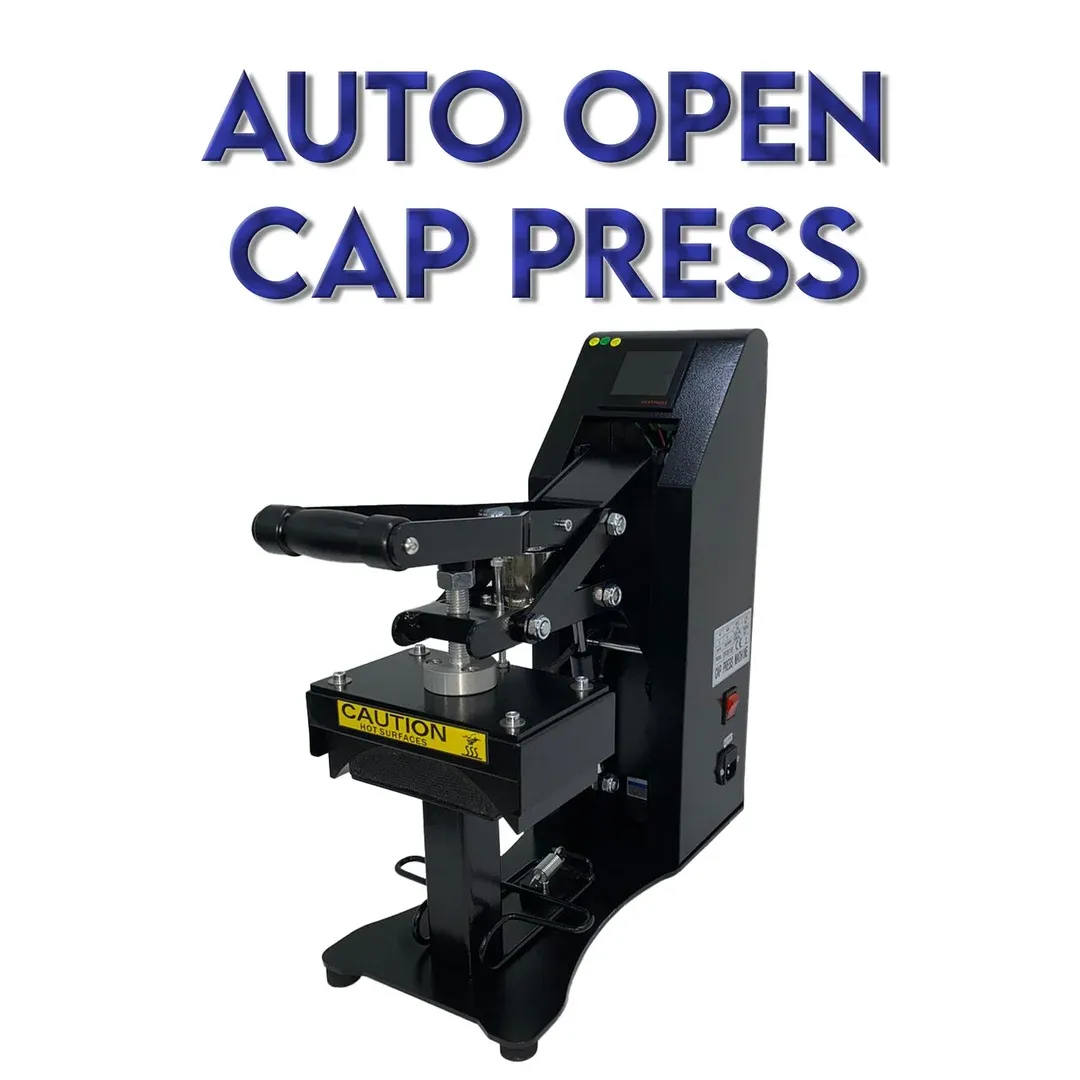 Cap Heat Press - Auto-Open