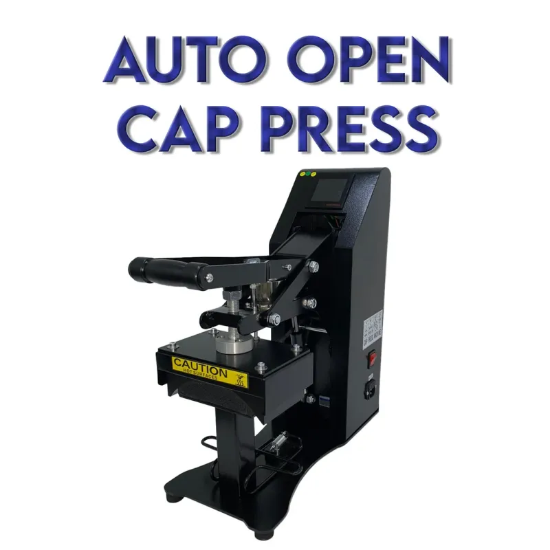 Cap Heat Press - Auto-Open