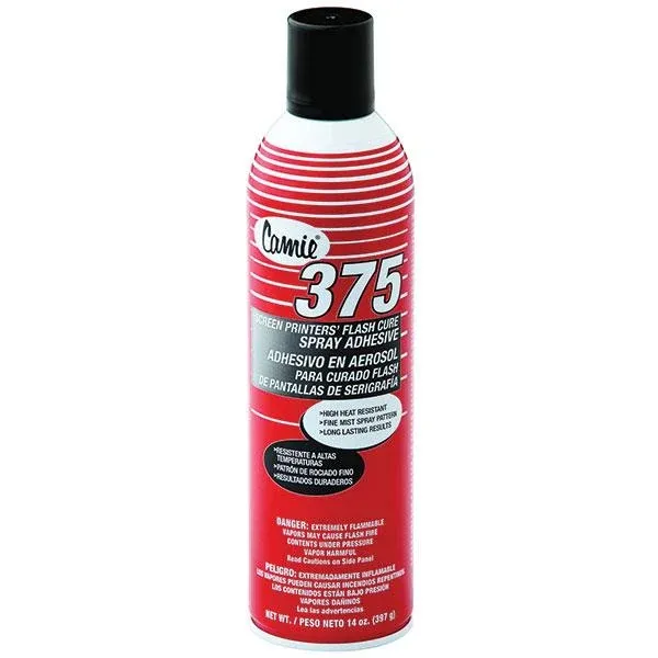 Camie 375 Flash Mist Adhesive Spray