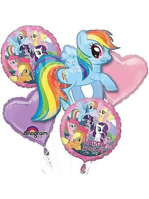 My Little Pony Balloon Bouquet (5 Pack)