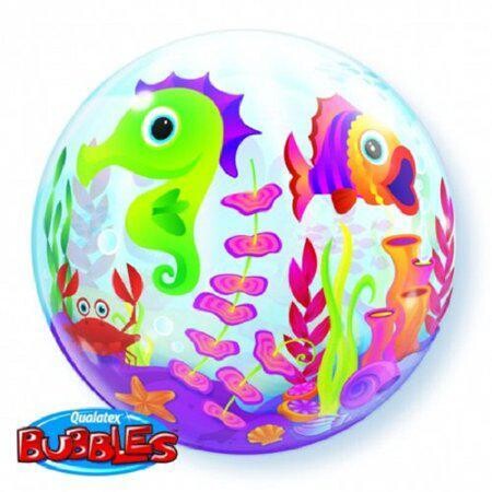 Adorable Sea Creatures 22" Bubble Balloon