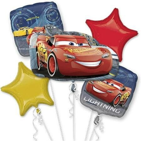 Loftus International A3-5367 Lightning McQueen Bouquet of Balloons