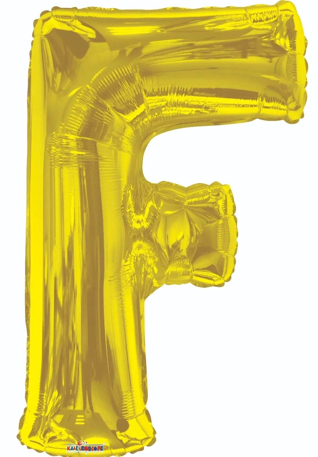 Foil Balloon Letter F Gold - 34in