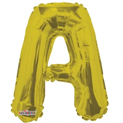 Foil Balloon Letter A Gold - 16in