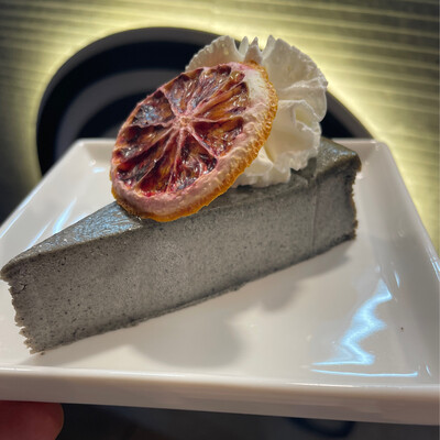 Black sesame Cheese Cake