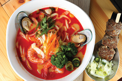 Spicy Seafood Udon