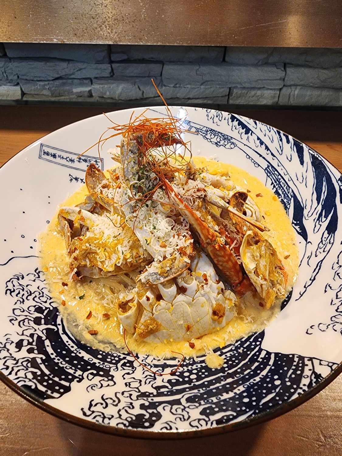 Spicy Blue Crab Pasta
