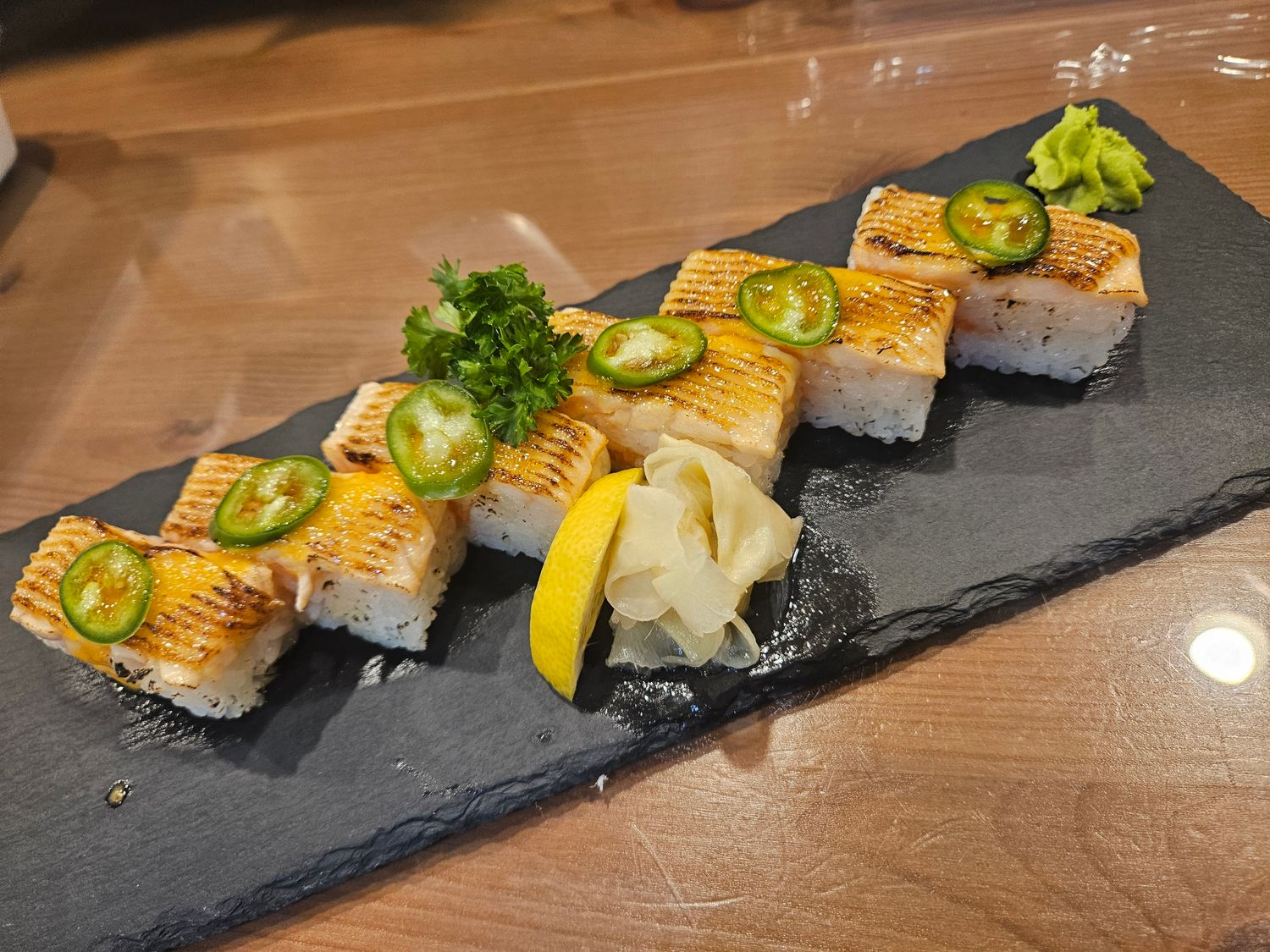 Salmon Oshi