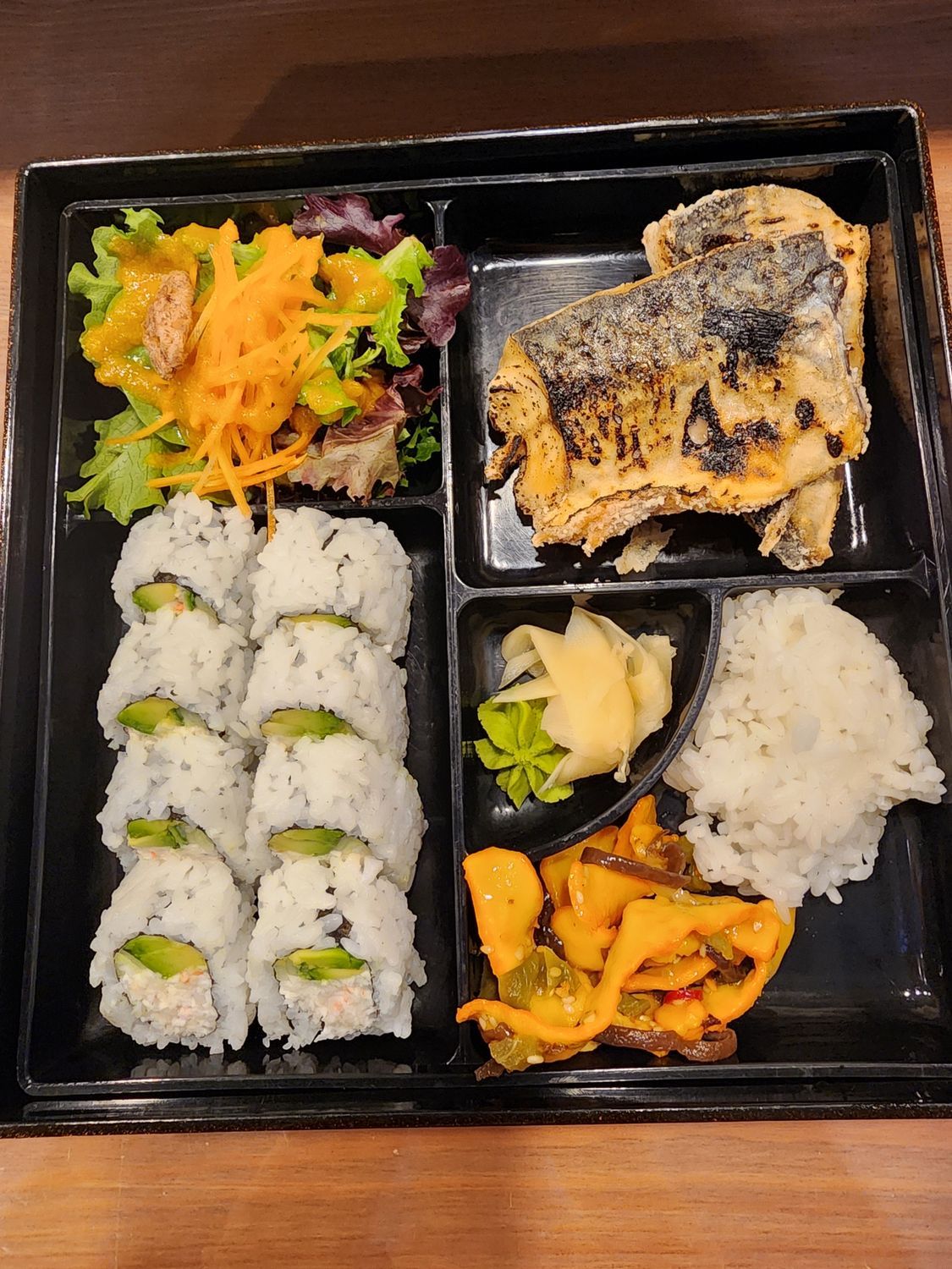 Mackerel Bento