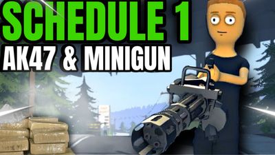 Schedule 1 MODDED GUNS (Minigun AK47 &amp; More)