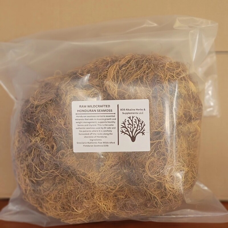10lb Raw Wildcrafted Honduran Seamoss