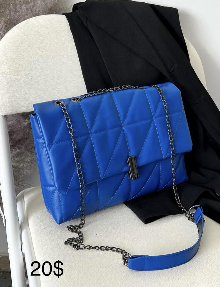 Bandolera azul rey