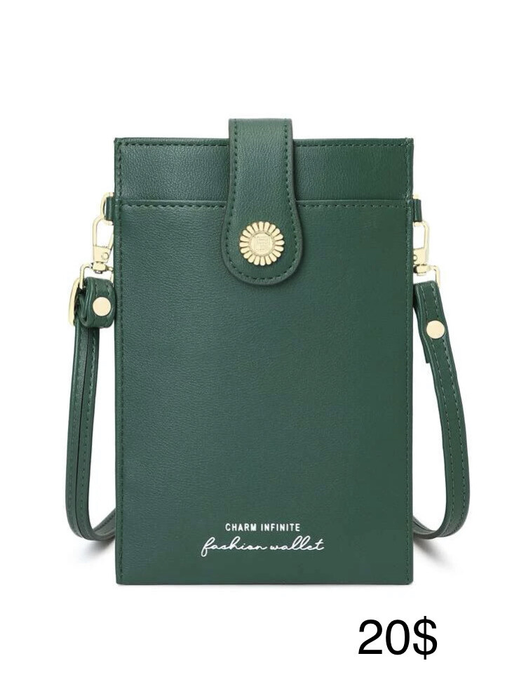 Porta celular verde