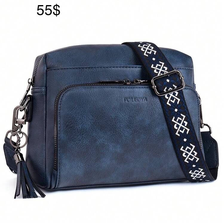 Bandolera azul
