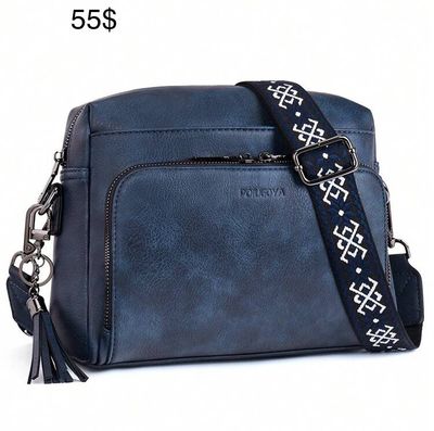 Bandolera azul