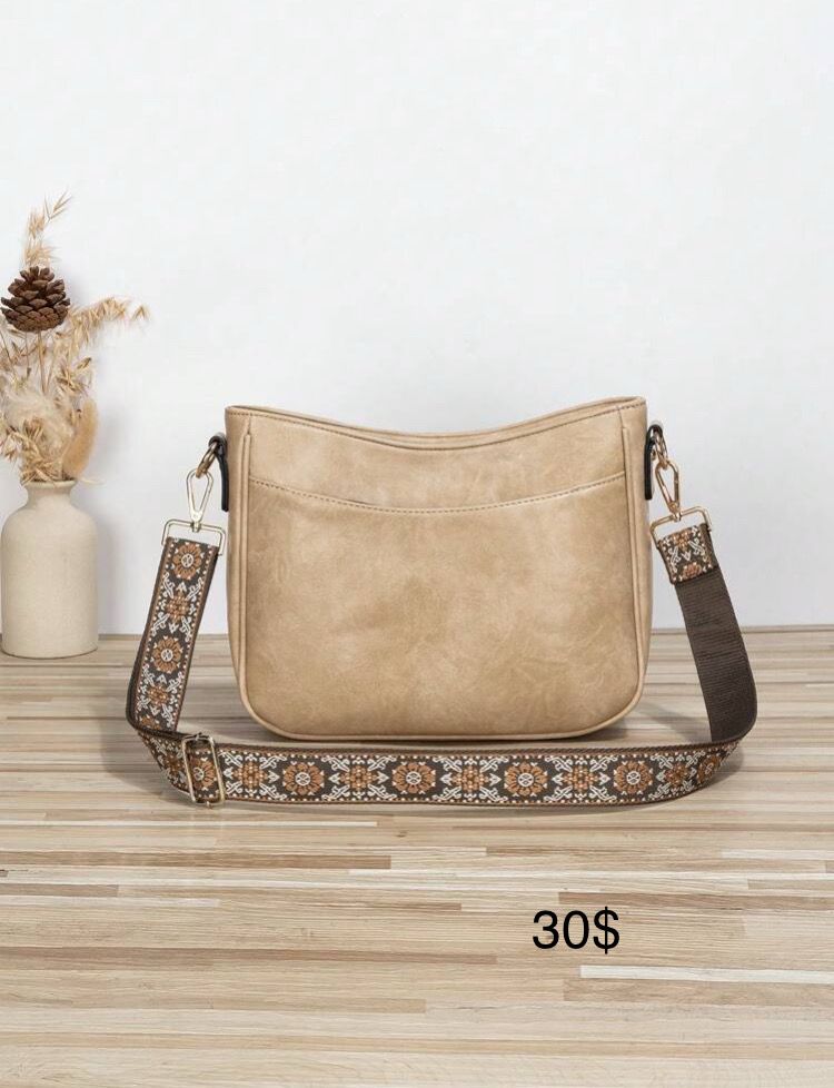 Bandolera beige