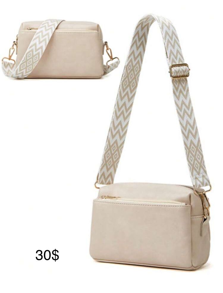 Bandolera beige