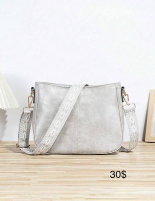 Bandolera gris