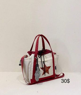 Bolso cruzado crema