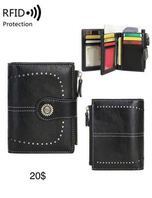 Porta monedas negro
