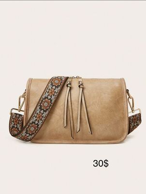 Bandolera beige