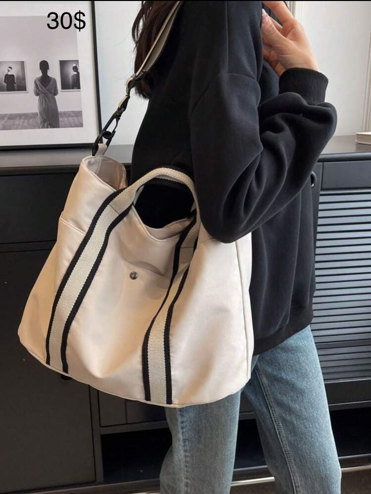 Bolso cruzado beige