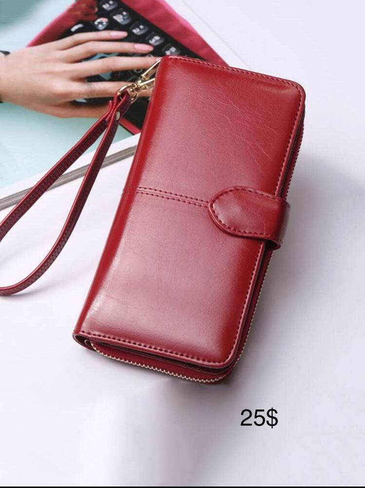 Porta monedas rojo