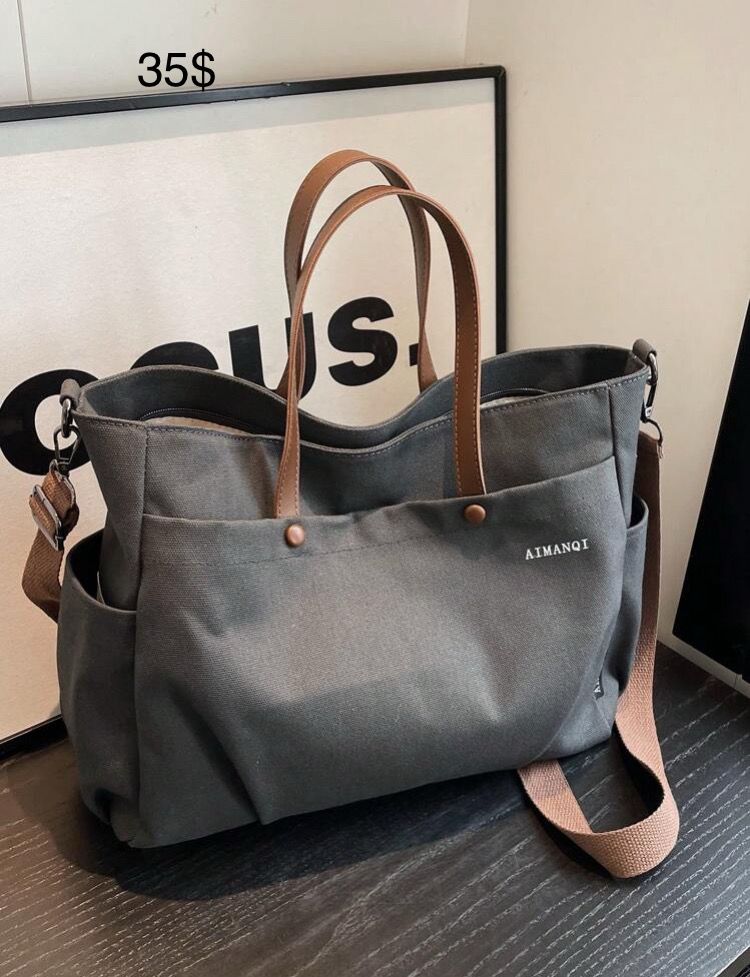 Bolso cruzado gris plomo