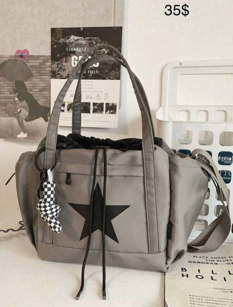 Bolso cruzado gris