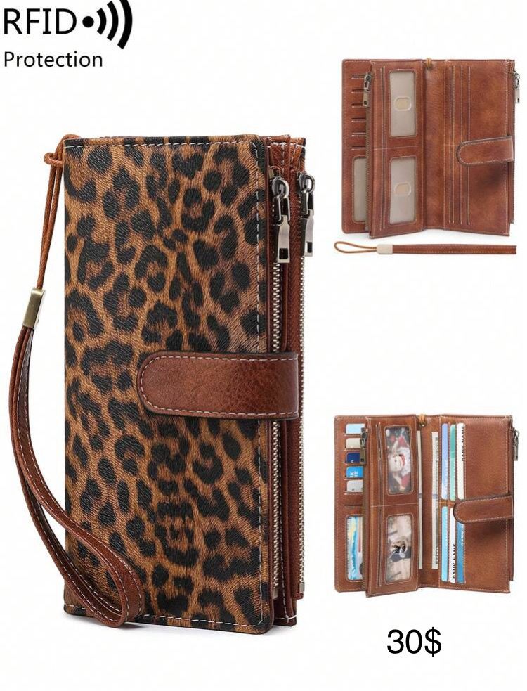 Porta monedas animal print