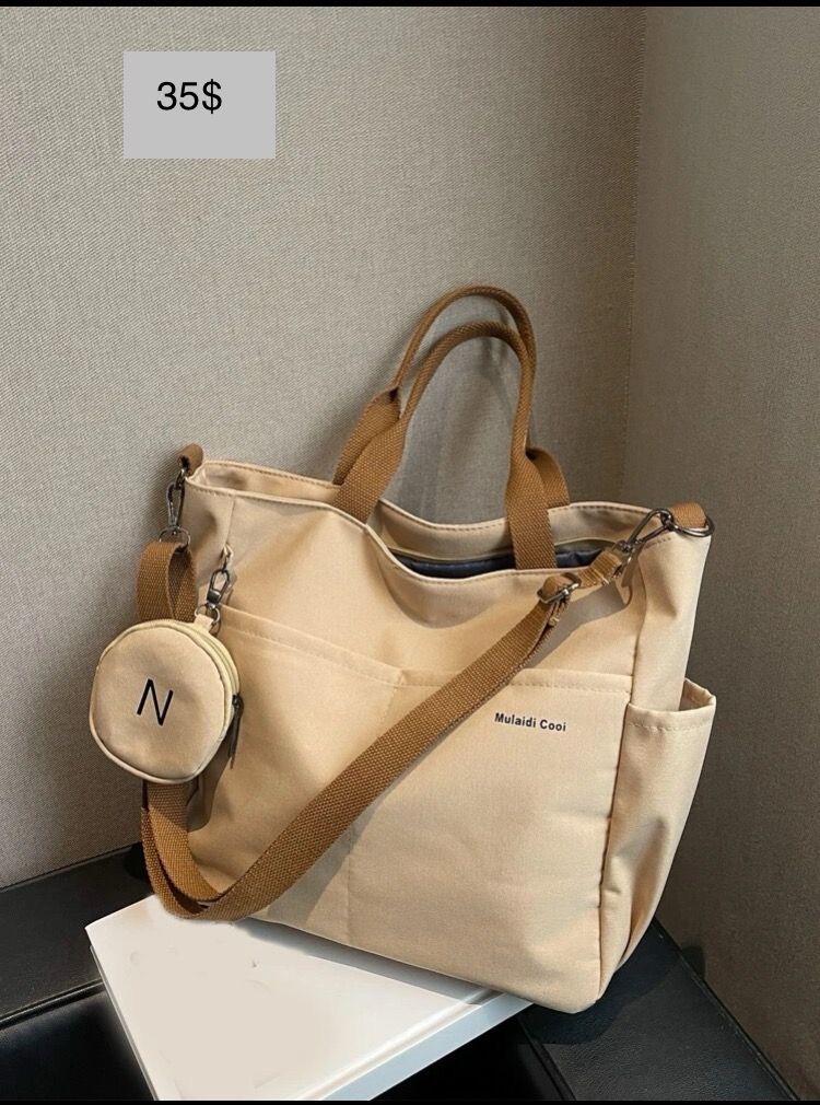 Bolso cruzado caqui
