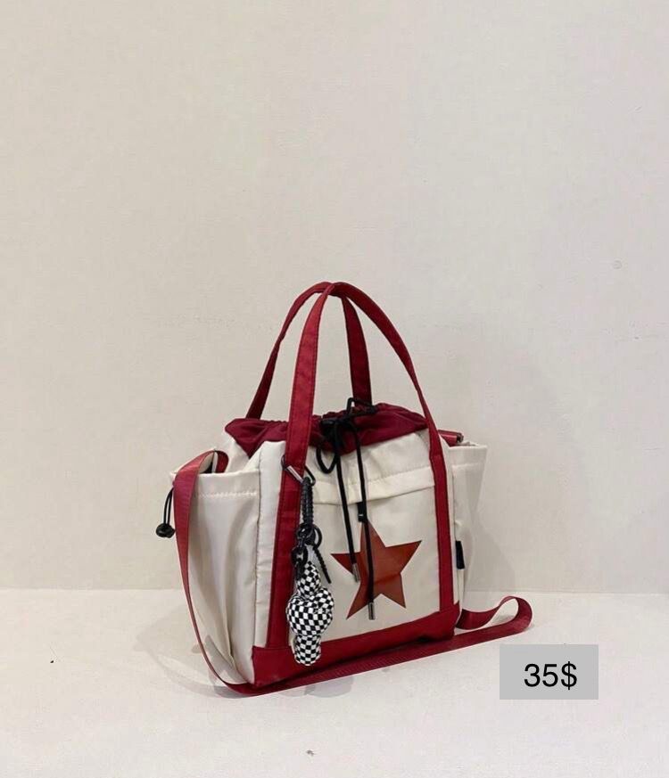Bolso cruzado crema