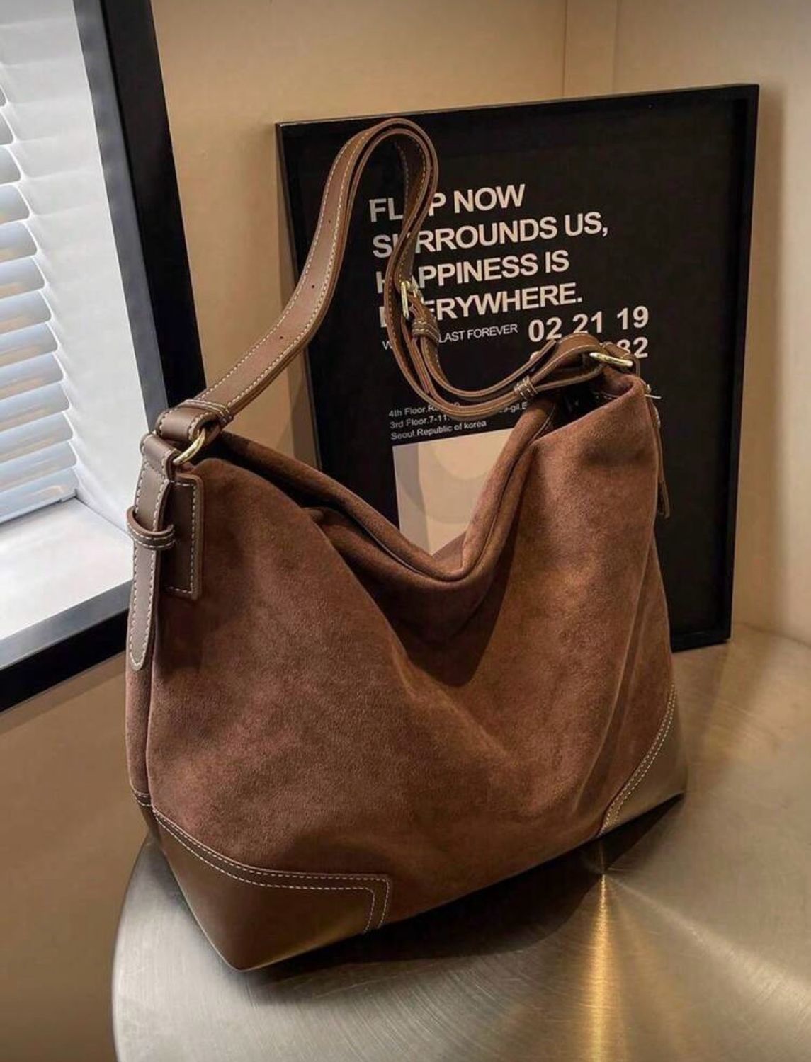 Cartera marrón