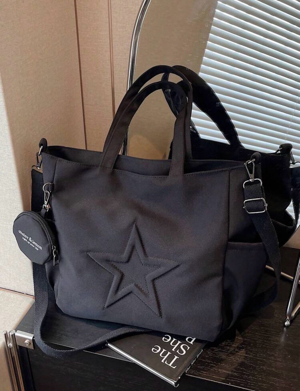 Bolso cruzado negro