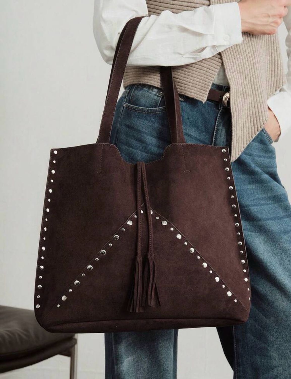 Cartera marrón