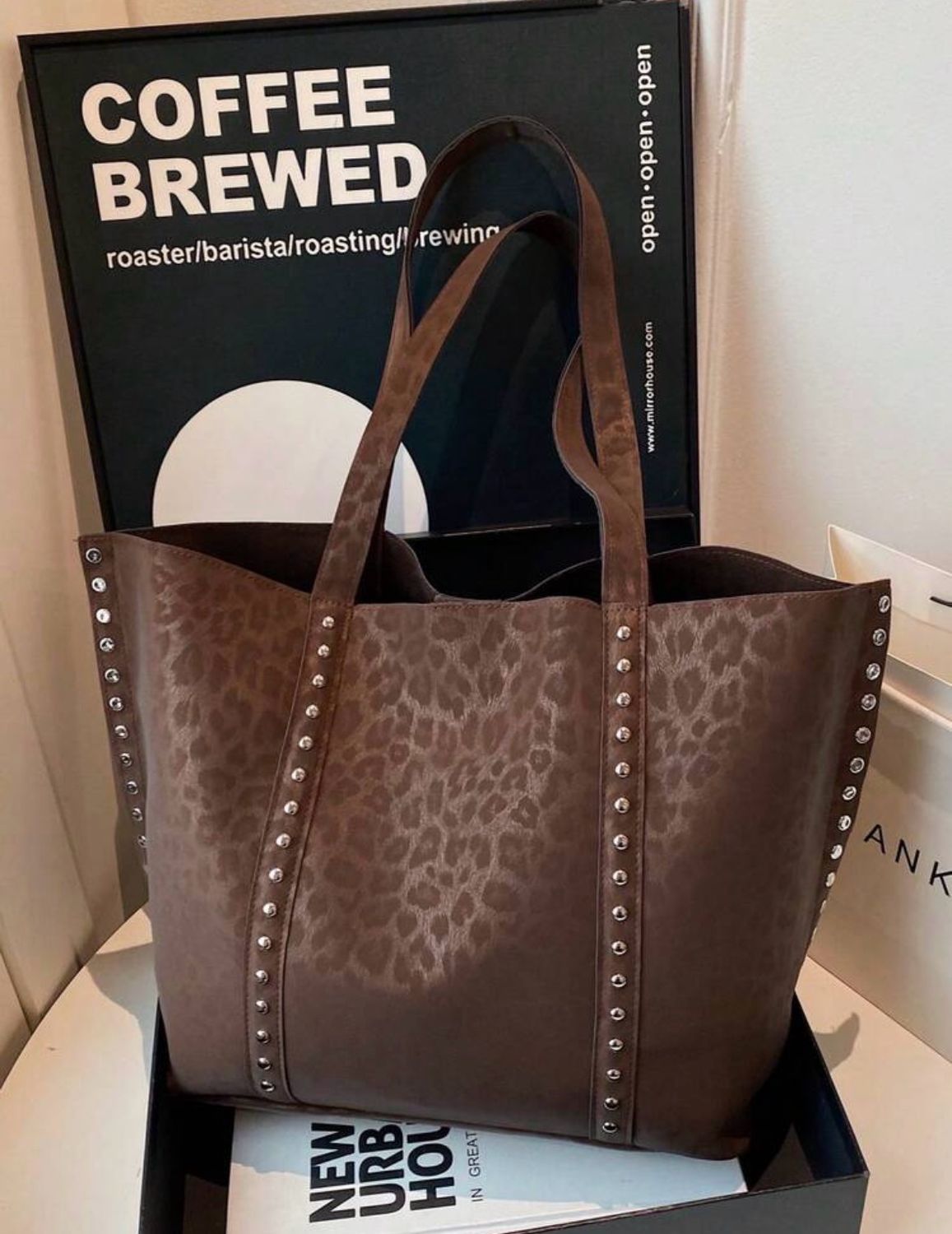Cartera marrón