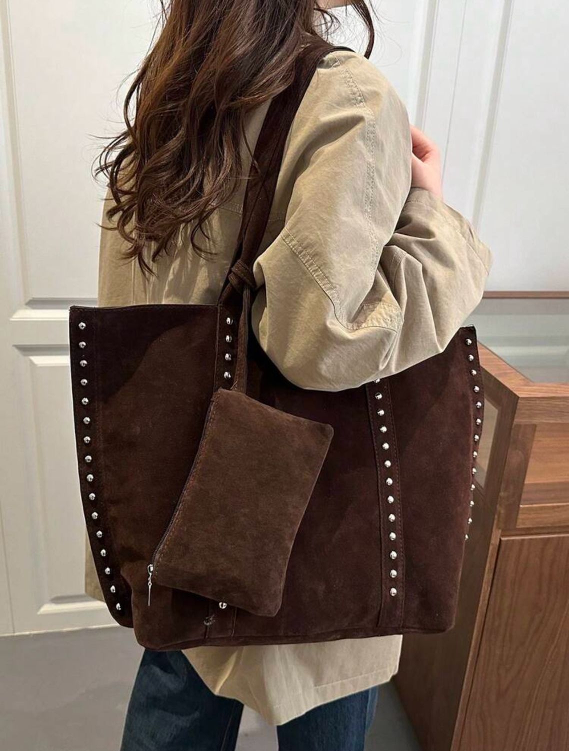 Cartera marrón