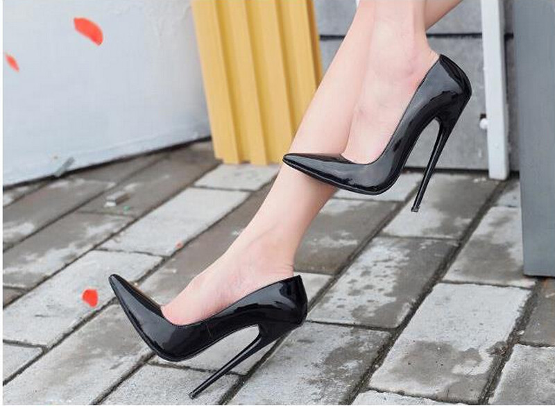 Extreme High Heels Lack Leder Pumps Gr 44 Große Größen