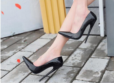 Extreme High Heels Lack Leder Pumps Gr 44 Große Größen
