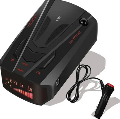 Radar Detector w/ Voice Prompt &amp; Speed Alarm
