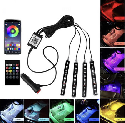 Smart RBG Interior Car Lights