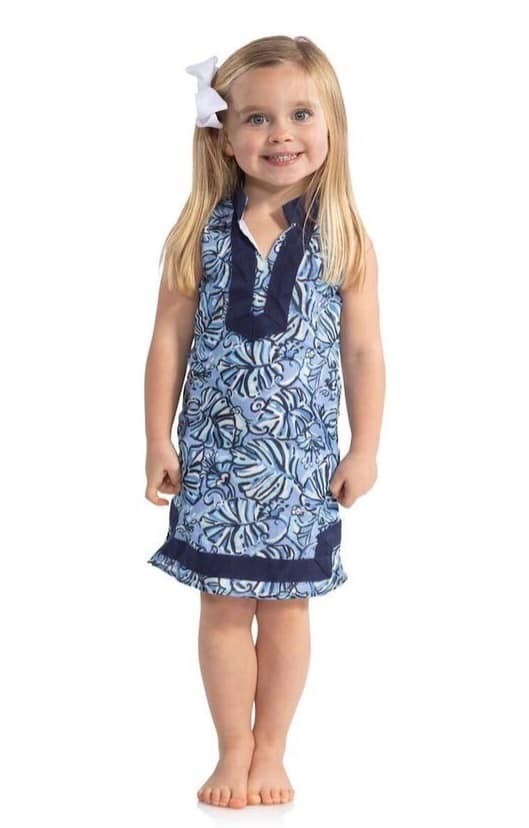 Sail To Sable Monkey Print Kids Tunic