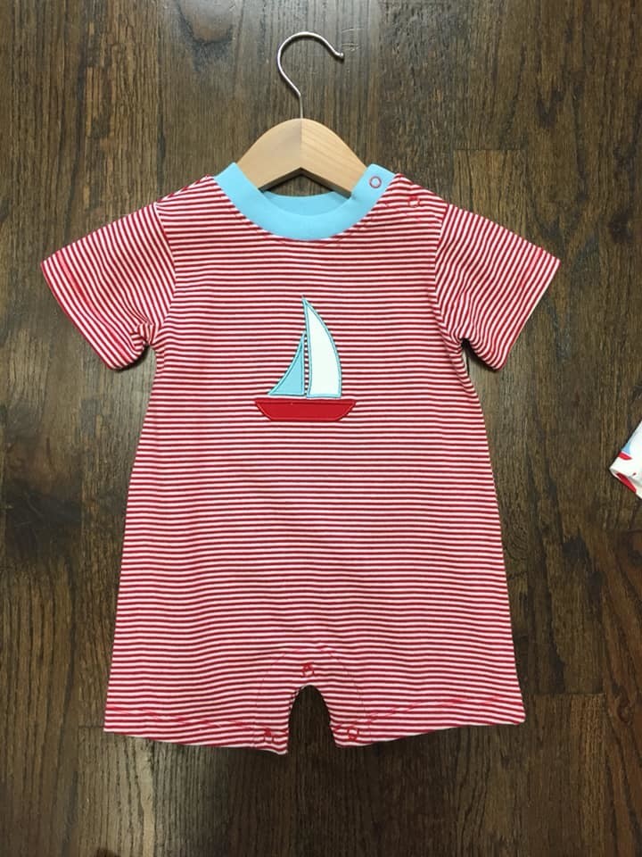 Ishtex Sailboat Boys Romper