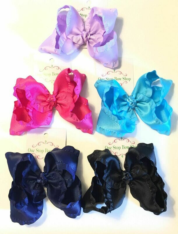 Large Ruffle Bow