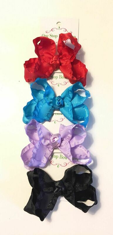 Medium Ruffle Bow